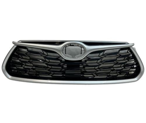 Toyota Highlander Upper Grille 20-23 Silver Surround Grille OEM 53111-0E260
